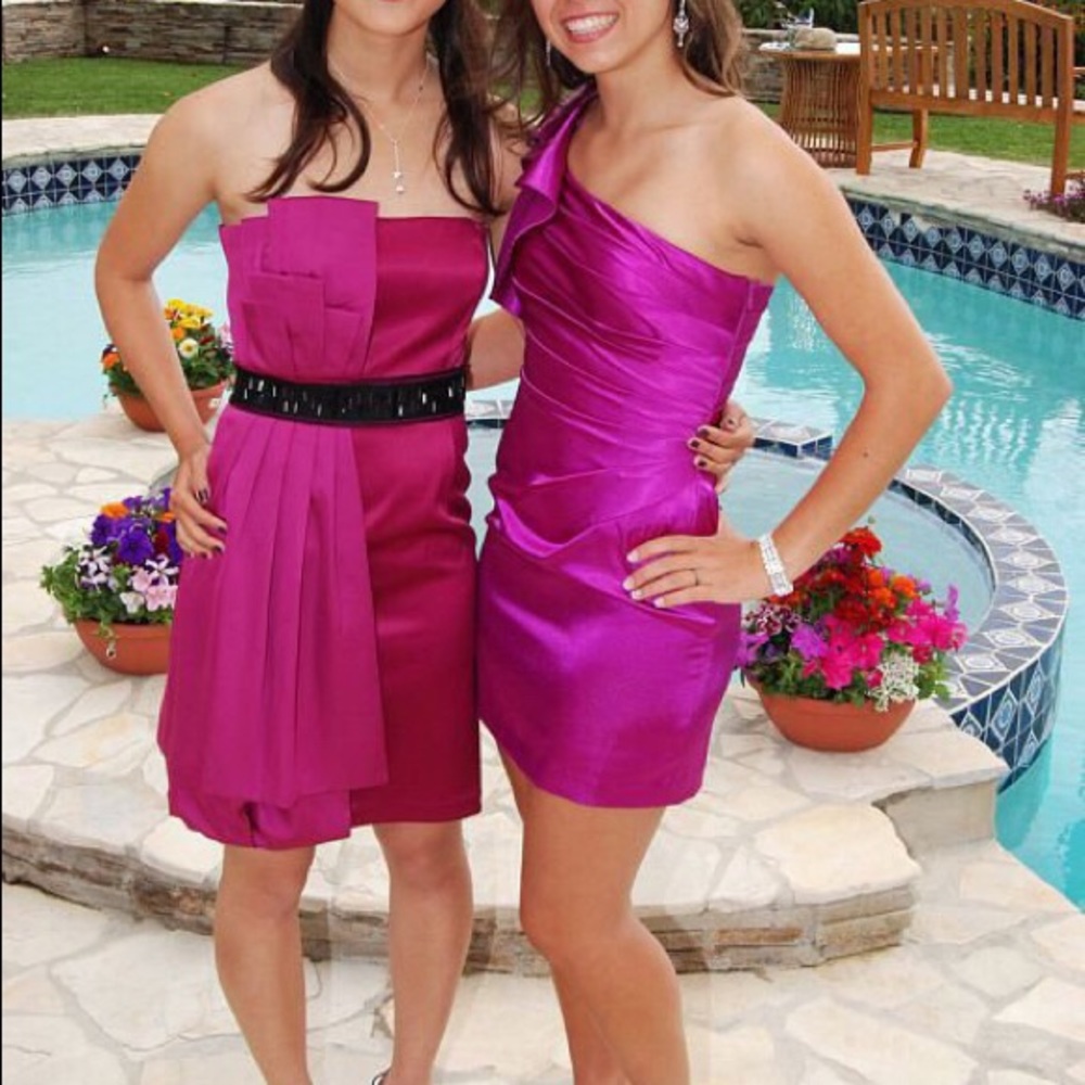 BCBG Magenta Dress | Holiday dress